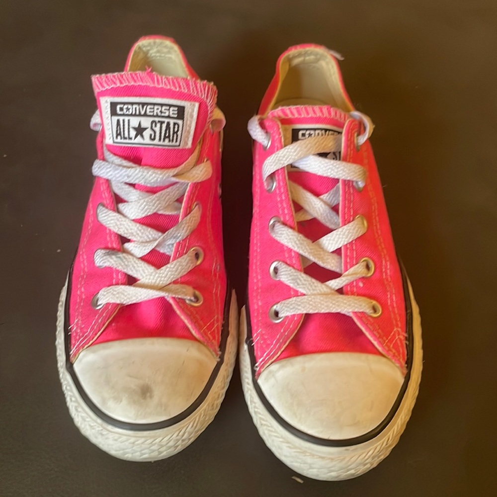 Chuck Taylor Converse Hot Pink Low Top Shoes